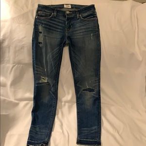 Hudson Ankle Distressed Krista super skinny jeans
